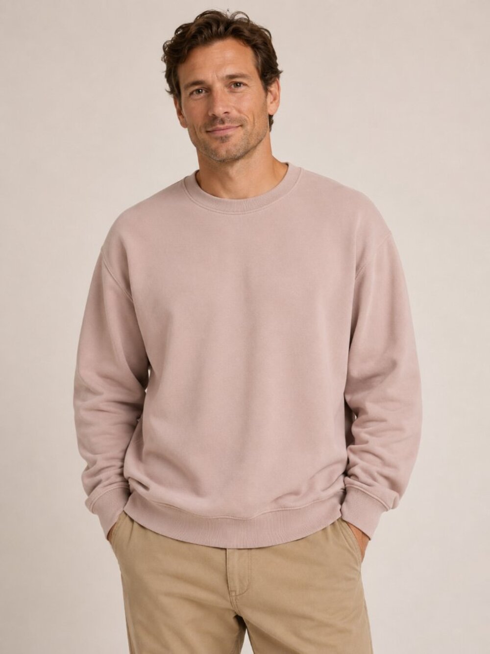 Goodfellow & Co Men's Crewneck Sweatshirt in Dusty Pink‎